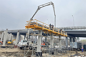 Cel de-al doilea pod de pe şoseaua Balcani de lângă Chişinău prinde contur şi va fi parte dintr-o nouă joncţiune complexă