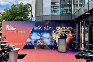 BMW a inaugurat la Cluj-Napoca primul său centru IT deţinut direct din România, în colaborare cu NTT Data, unde planifică până la 1.000 angajaţi