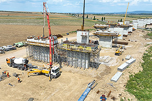 (VIDEO) Cum arată lucrările la autostrada A7 din România în prezent, în perioada în care se fac cele mai complexe construcţii