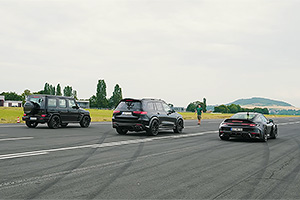 (VIDEO) Trei exemplare Brabus, toate de 900 CP, dar create pe bază de Porsche şi Mercedes-AMG, s-au întrecut între ele