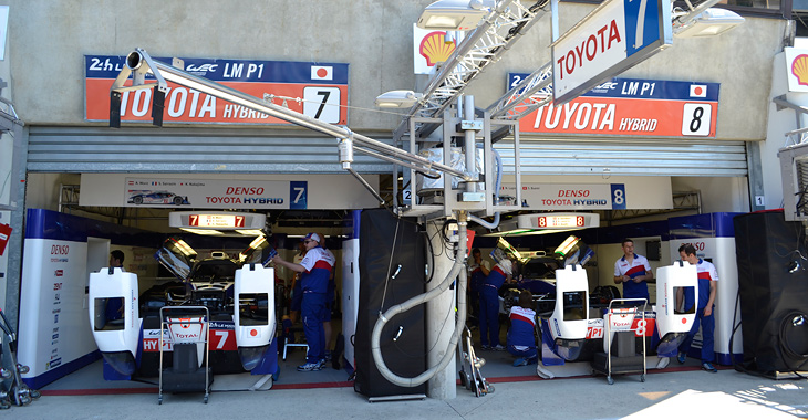 Le Mans 24h LIVE: cum arată pit-stop-ul Toyota cu o zi înainte de marele start (FOTO)
