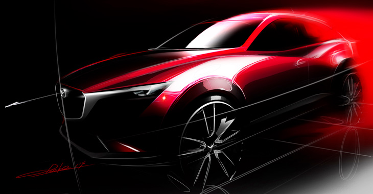 E oficial: noua Mazda CX-3, SUV-ul mai compact decât CX-5, se lansează în noiembrie!