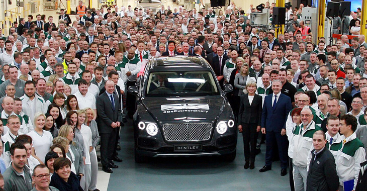 Bentley a dat startul producţiei SUV-ului Bentayga
