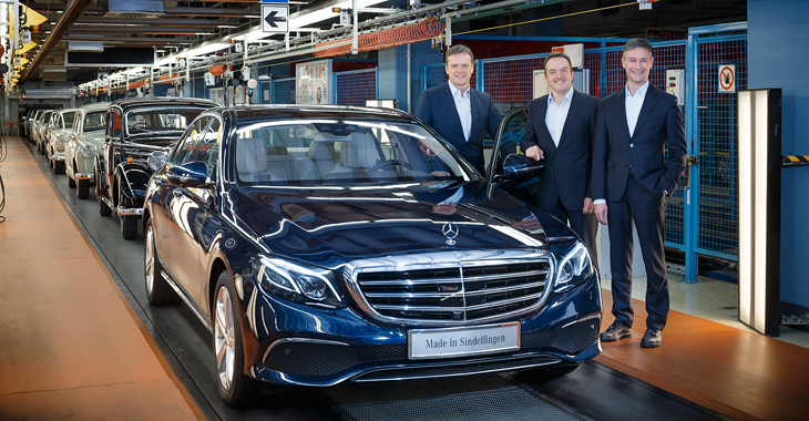 A început producţia noului Mercedes-Benz E-Class W213!