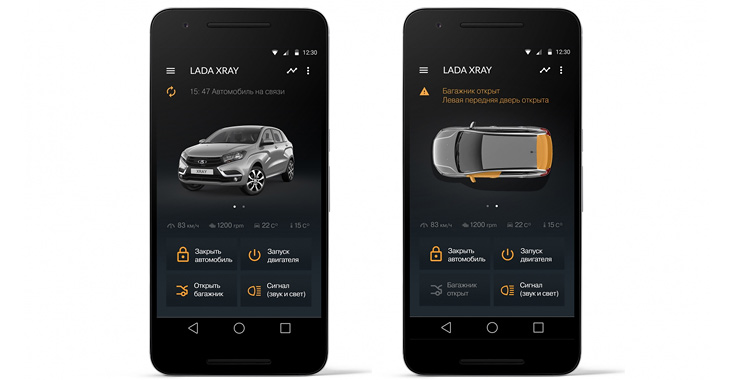 Sistemele automobilelor Lada vor putea fi ghidate cu ajutorul unui smartphone!
