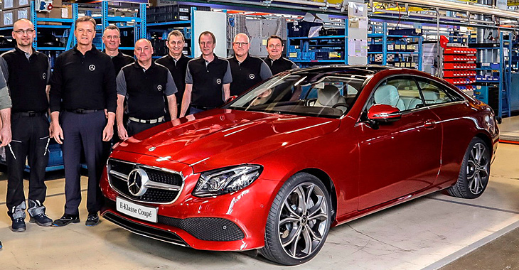 Mercedes-Benz începe producţia noului E-Class Coupe
