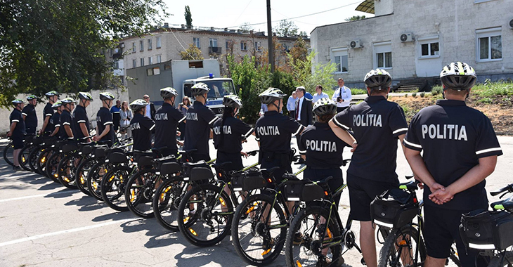 Polițiștii pe biciclete sunt pregătiți să patruleze capitala