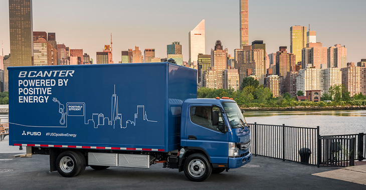 Daimler Trucks lansează primul camion 100% electric cu 100 km autonomie: FUSO eCanter