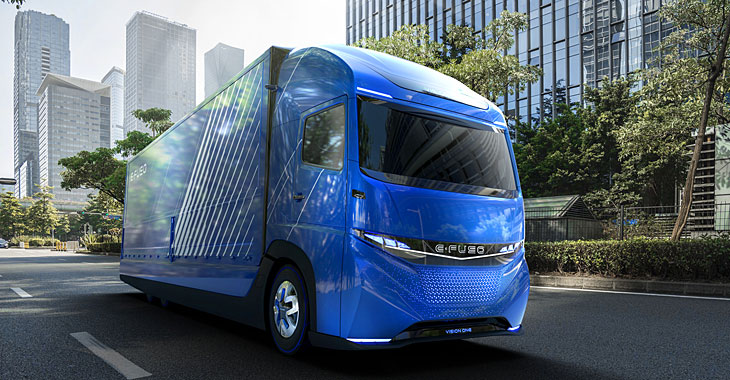 Daimler dezvăluie la Tokyo camionul electric E-FUSO Vision One