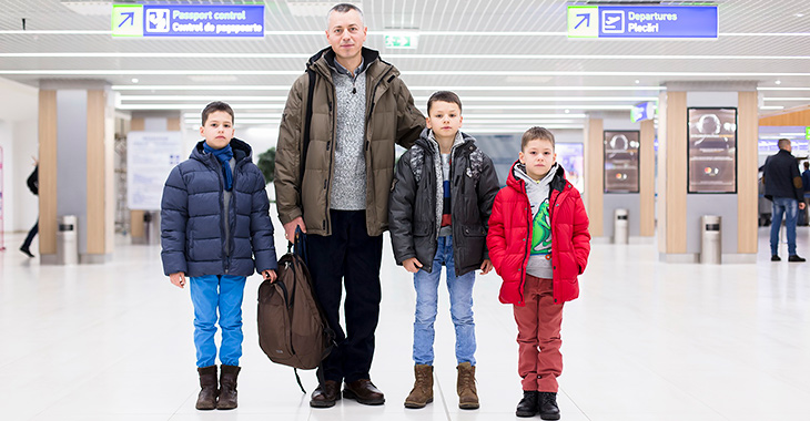 Familia din Moldova a pornit în călătoria magică spre Laponia!