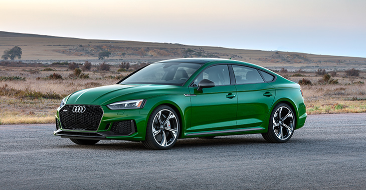 Verde şi iute: noul  Audi RS 5 Sportback