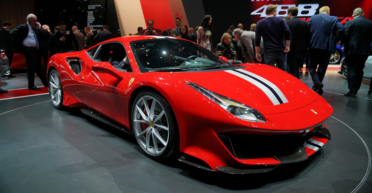 GENEVA 2018 LIVE: Ferrari 488 Pista debutează cu cel mai potent V8 din istoria mărcii italiene