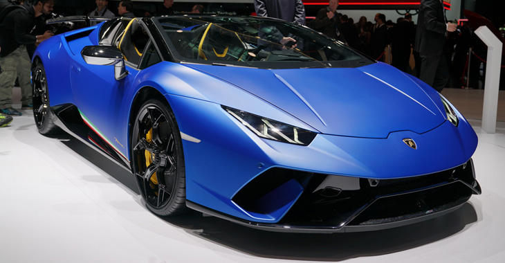 GENEVA 2018 LIVE: Lamborghini Huracan Performante Spyder - supercar-ul de 220 mii euro