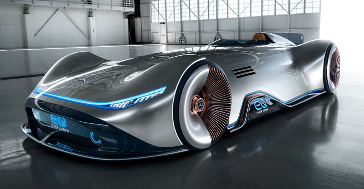 Mercedes-Benz prezintă supercar-ul viitorului Vision EQ Silver Arrow