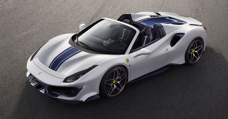 Ferrari dezvăluie versiunea decapotabilă a bolidului 488 Pista Spider