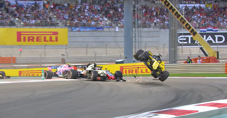 VIDEO: Top 10 cele mai spectaculoase accidente F1 in 2018