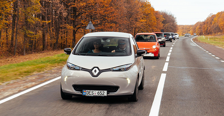 Automobilele din Moldova Hybrid Electro Maraton: Renault ZOE