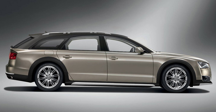 Audi A8 transformat într-un break Allroad de un atelier italian!