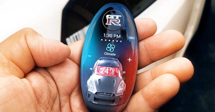 (VIDEO) Un concept high-tech al unei chei inteligente pentru actualul model Nissan GT-R!
