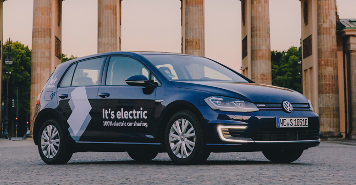 Volkswagen lansează propriul serviciu de car-sharing doar cu electromobile!