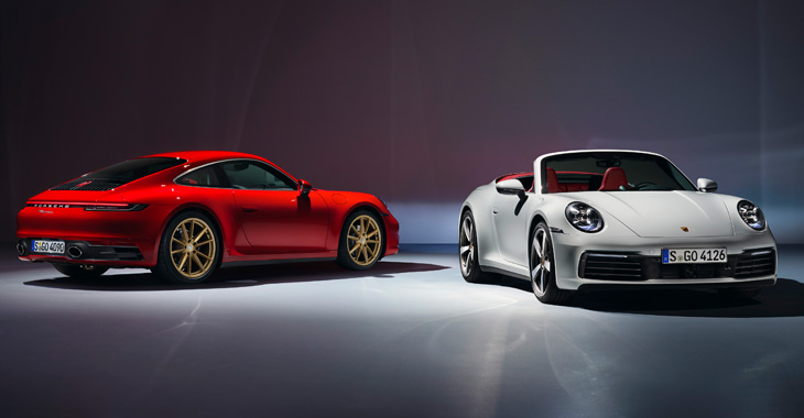 Premieră: Porsche prezintă noile 911 Carrera Coupe și 911 Carrera Cabrio