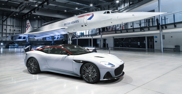 Aston Martin a pregătit o versiune specială DBS Superleggera, dedicată aeronavei legendare Concorde