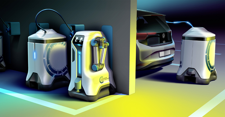 Electromobilele vor fi alimentate automatizat prin intermediul roboţilor inteligenţi! Noul proiect revoluţionar Volkswagen
