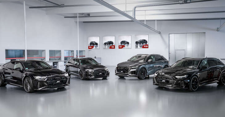 ABT Sportsline a pregătit câte un pachet de tuning pentru 4 cele mai performante modele din seria Audi RS