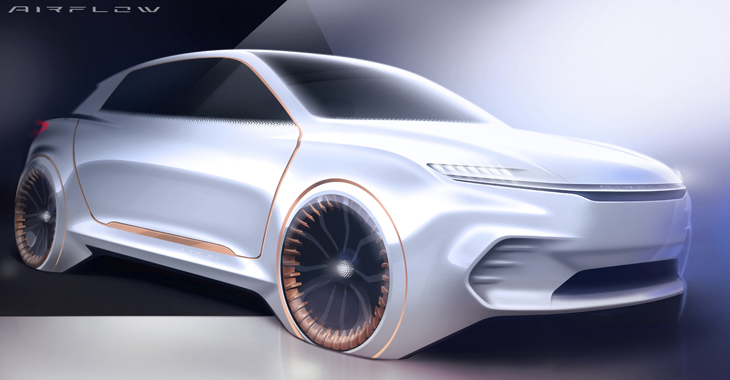 Chrysler renaşte cu noul concept spectaculos Airflow Vision programat pentru debut la CES
