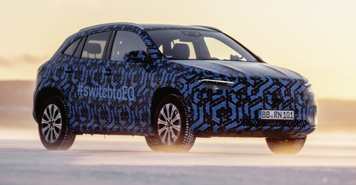 Mercedes-Benz prefaţează noul SUV electric EQA cu primele imagini şi informaţii oficiale