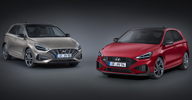 Hyundai lansează actualizări de mijloc de carieră şi versiunea N Line pentru întreaga gamă i30