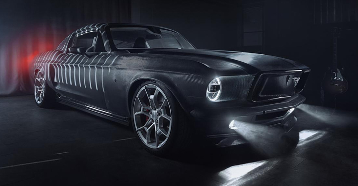 Ruşii construiesc un Mustang clasic cu tehnologii preluate de la Tesla Model S