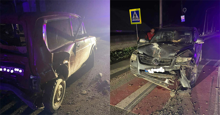 (VIDEO) Accidentele Moldovei din provincie: Volkswagen vs. Niva, doi şoferi, ambii băuţi şi ambii fără permis!