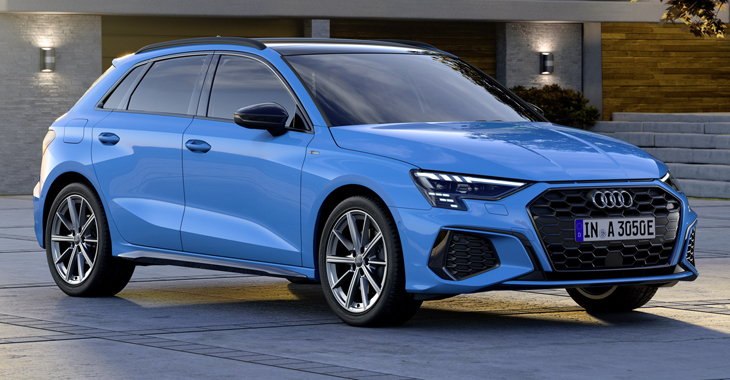 Audi lansează o versiune plug-in hybrid pentru A3 Sportback, preluată de la hot-hatch-ul Golf GTE