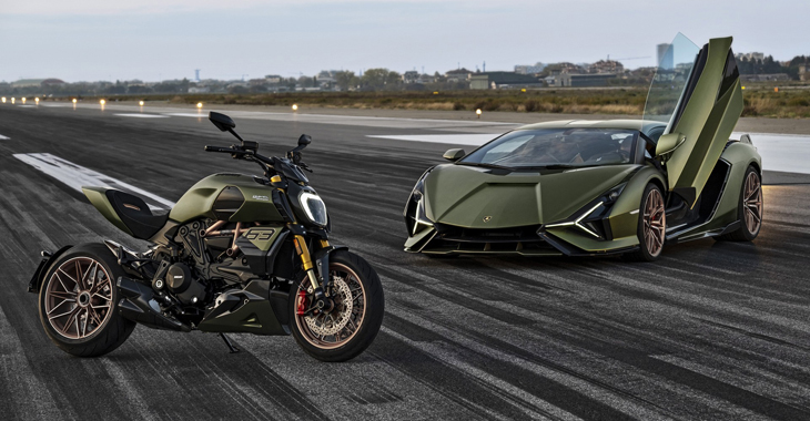 Ducati prezintă motocicleta de colecţie Diavel 1260 Lamborghini, inspirată de supercar-ul Sian