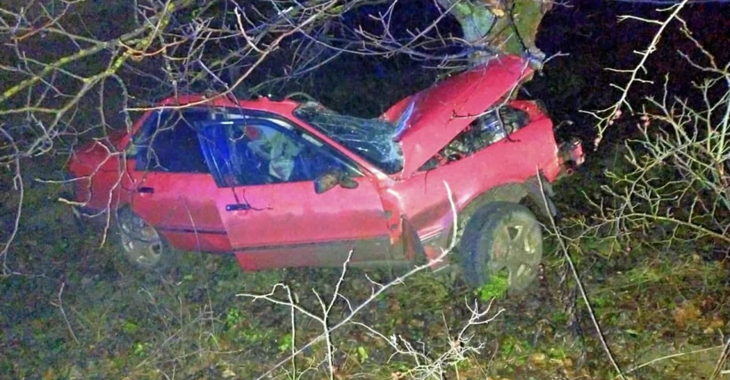 Un tânăr şi-a pierdut viaţa după ce s-a izbit violent într-un copac cu maşina, la Donduşeni