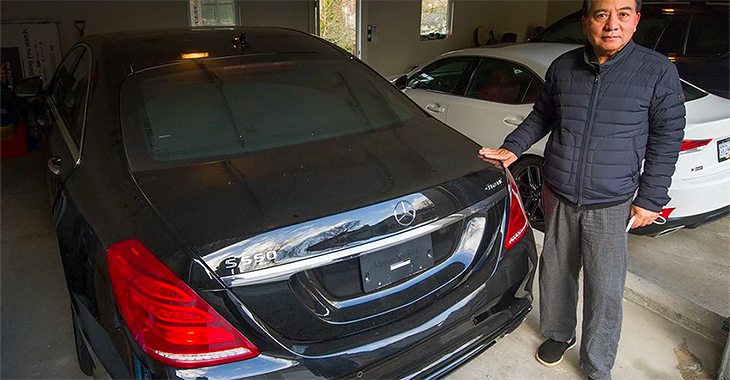 Omul care şi-a cumpărat un Mercedes-Benz S-Class nou în anul 2017 şi-l ţine în garaj de 3 ani, pentru că îi e frică să-l conducă