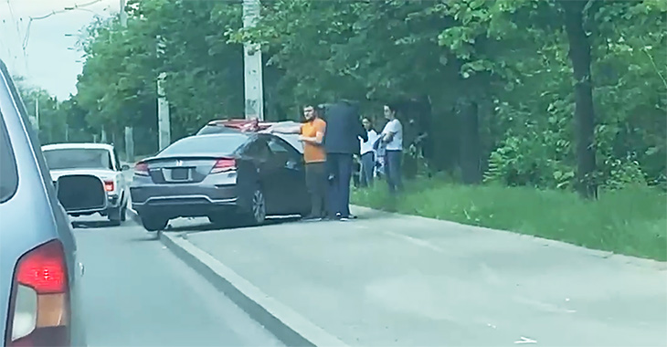 (VIDEO) Grav accident cu 4 automobile pe strada Alecu Russo din Chişinău