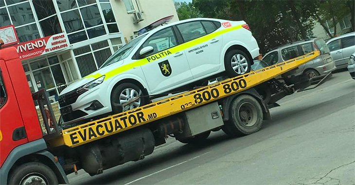 Noua generaţie Dacia Logan ajunge în serviciul poliţiei din Moldova
