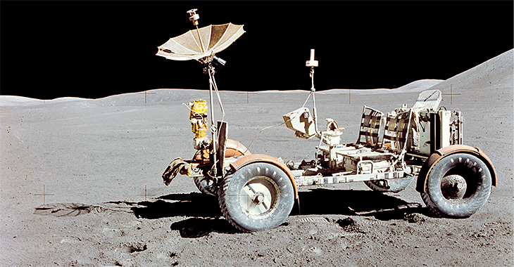 Automobilele proiectate acum 50 de ani să înainteze pe Lună sunt şi azi nişte creaţii inginereşti fascinante