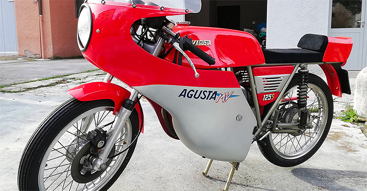 Una din ultimele MV Agusta clasice, conservată până azi în stare aproape nouă, scoasă la vânzare în Italia