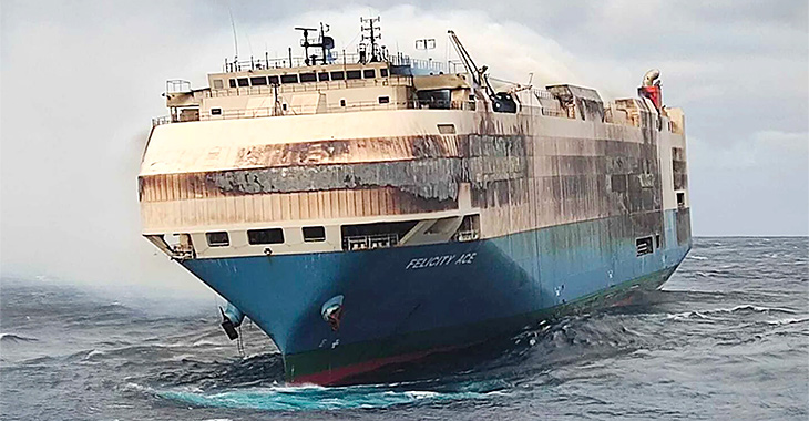 A fost publicată lista completă de maşini scufundate odată cu nava Felicity Ace în Oceanul Atlantic