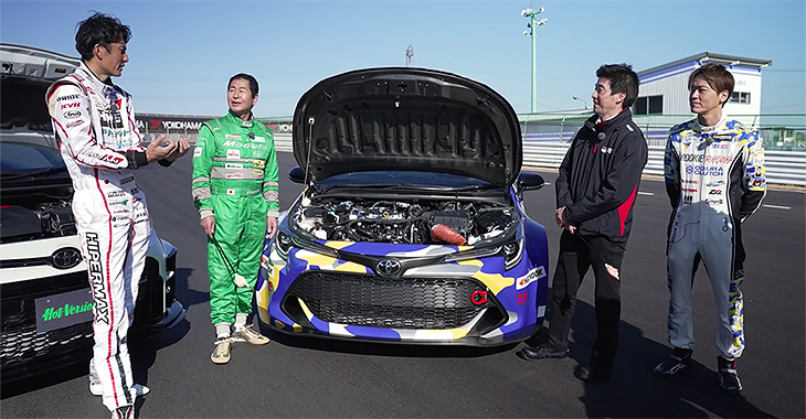 (VIDEO) Cum sună şi cum merge o Toyota cu motor ce foloseşte hidrogenul pentru combustie directă