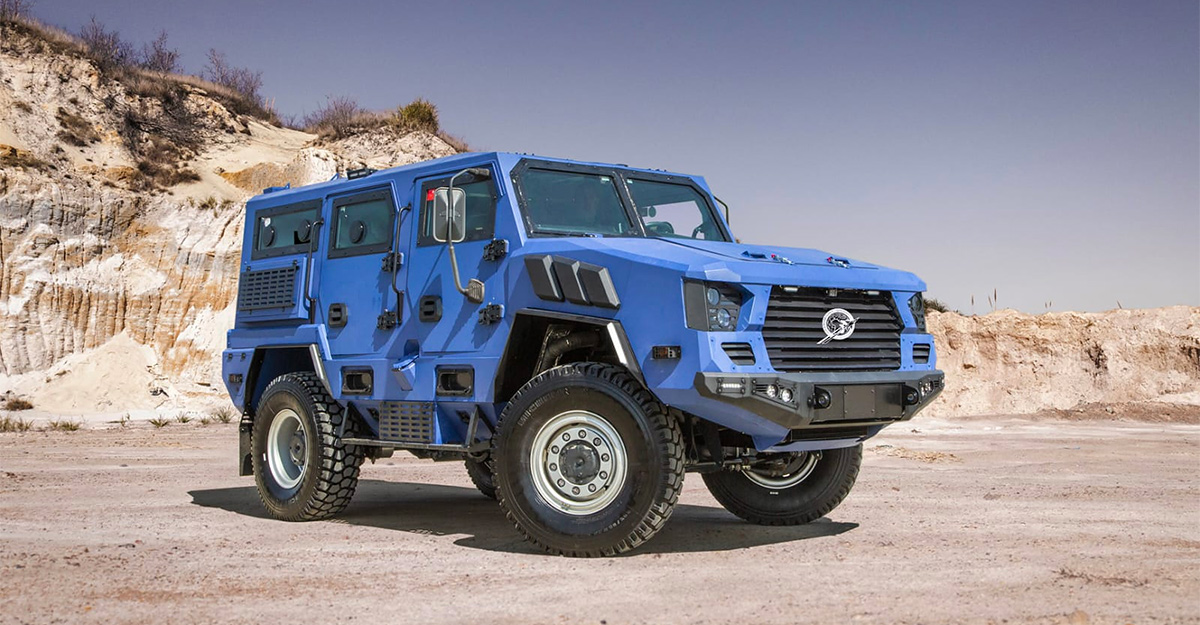 Acesta e noul Paramount Maatla 4x4, un vehicul militar blindat, de categorie uşoară, din Africa de Sud