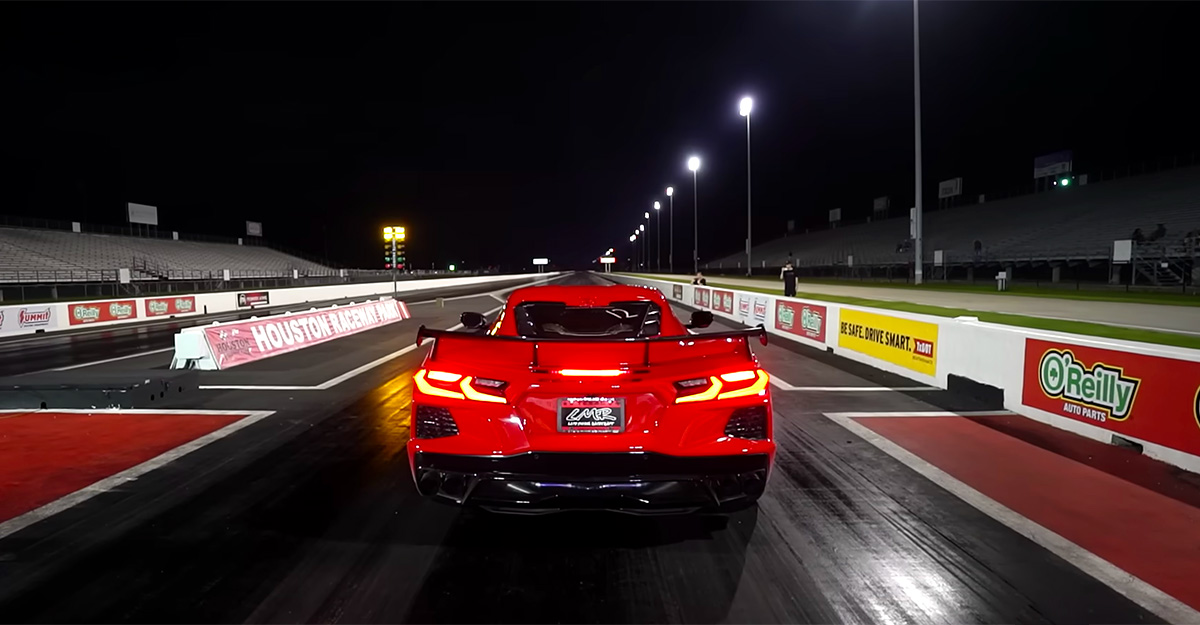 (VIDEO) Acesta e un Chevrolet Corvette C8 cu un V8 atât de puternic, încât îşi ridică puntea faţă când accelerează
