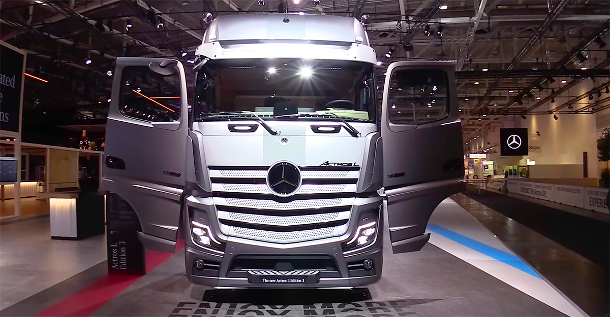 (VIDEO) Cum arată noul Mercedes Actros L Edition 3, camionul care pretinde să ofere confortul unui apartament la bord