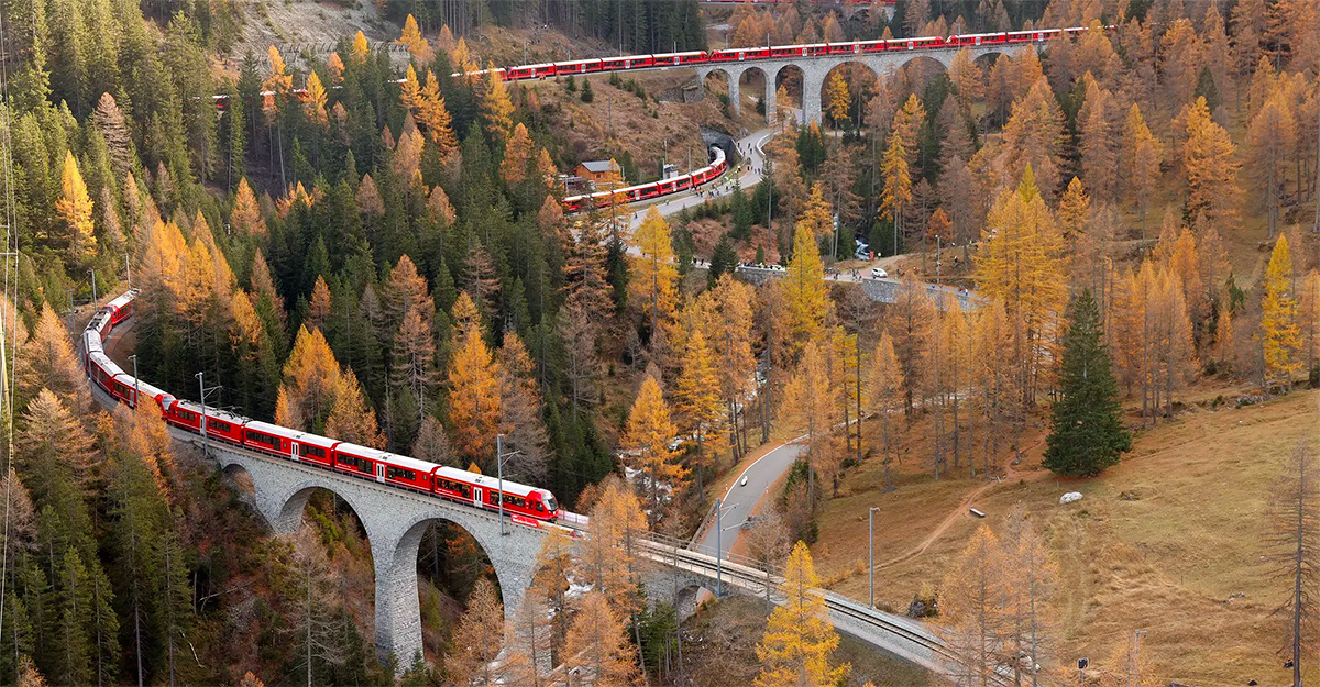 Elveţia a stabilit un nou record la cel mai lung tren din lume, de aproape 2 kilometri lungime