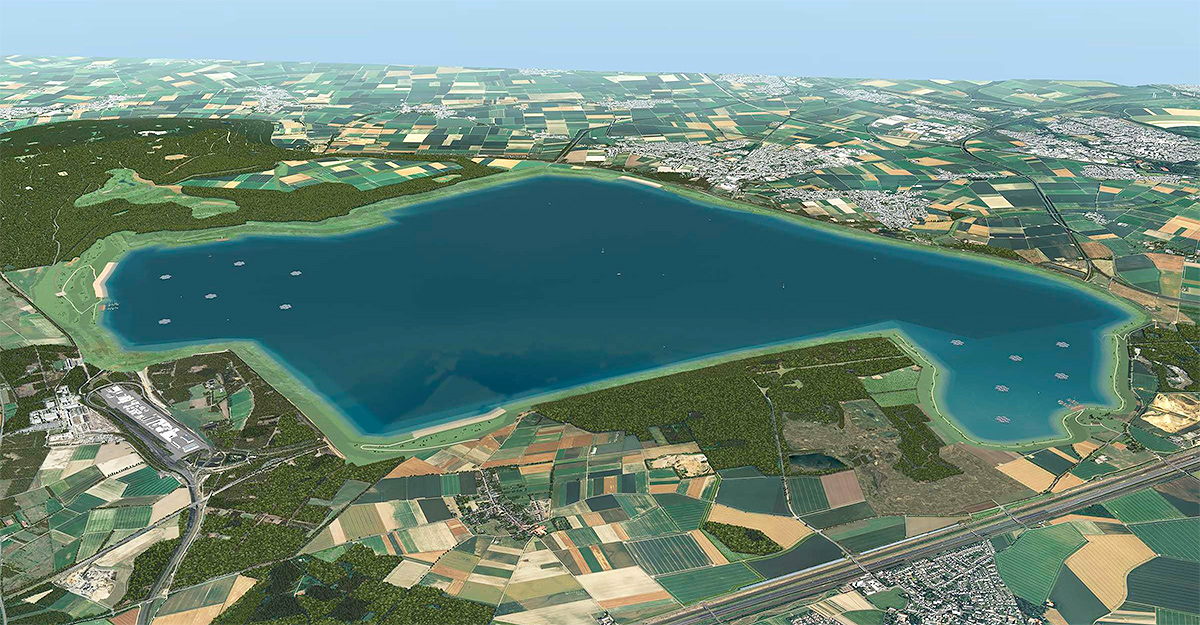 Germania ar putea crea cel mai mare lac artificial al său, cu o hidrocentrală cu reţele de pompare, în locul minei Hambach, care va trebui umplut timp de 40 de ani