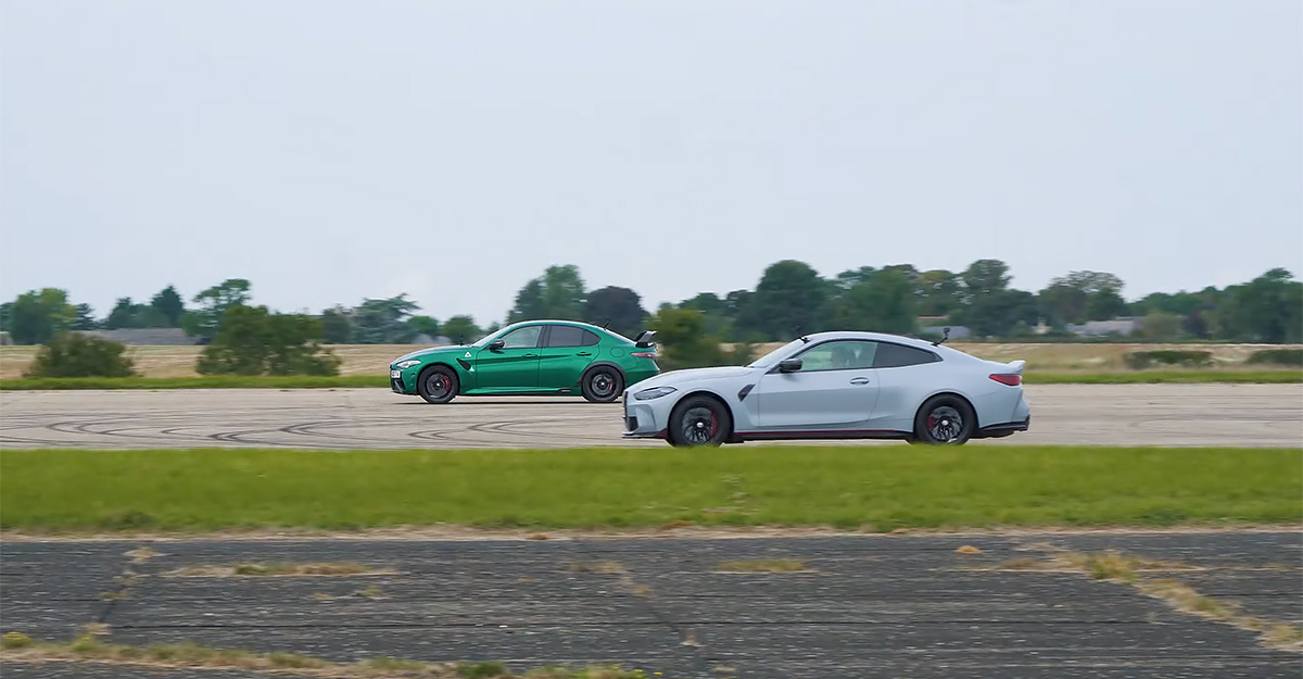 (VIDEO) Duel între modele cu performanţă de vârf din Italia şi Germania, Alfa Romeo Giulia GTA şi BMW M4 CSL
