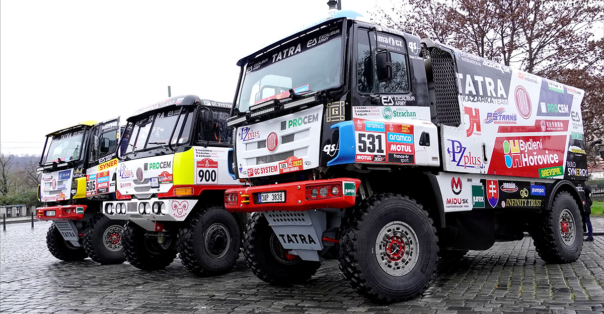 (VIDEO) Cum arată camioanele Tatra pregătite pentru Dakar 2023 şi ce substrat tehnic au